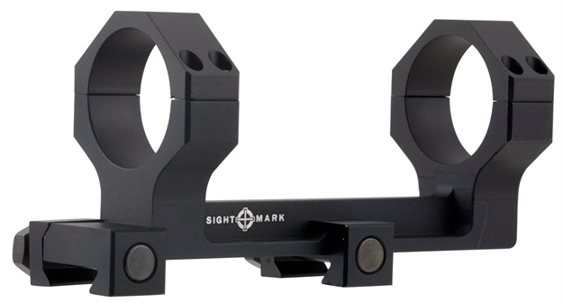 Picture of Sightmark Sm34018 1-Pc Base & Ring Combo For Ar-15 Cantilever Style Black Finish 34Mm