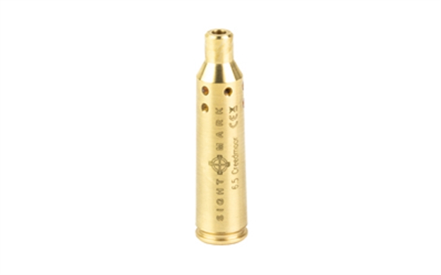 Picture of  Sightmark Sm39020 Boresight  Red Laser For 22-250 Rem, 6.5 Creedmoor Brass Includes Battery Pack & Carrying Case