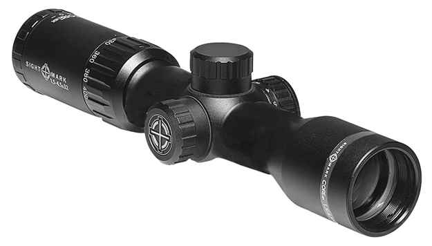 Picture of Sightmark Sm13060 Core SX 1.5-4.5X 32Mm Obj 84.3-28.1 FT @ 100 Yds Fov 1" Tube Black Illuminated Vxr-M