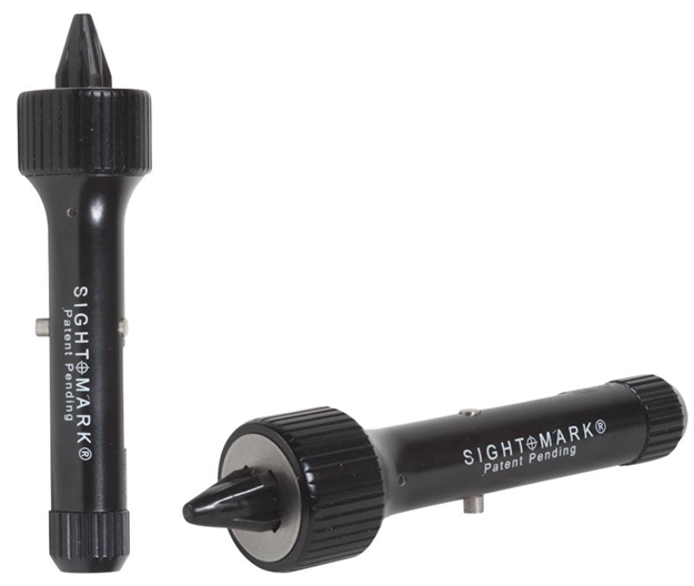 Picture of  Sightmark Sm39024 Triple Duty Universal Boresight Red Laser For Multi-Caliber (.17-.50 Cal) Includes Battery Pack & Carrying Case 810119011350