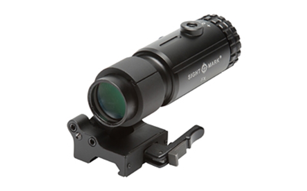 Picture of  Sightmark Sm19064 T-5 Magnifier 5X  With Flip TO Side Mount Matte Black 5 X 23 MM