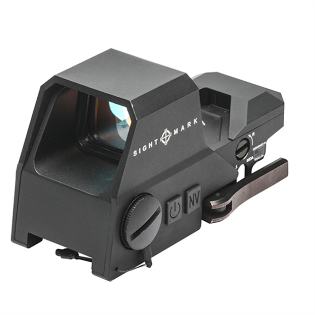 Picture of  Sightmark Sm26032 Ultra Shot A-Spec Open Reflex Sight Matte Black 1 X 33 MM X 24 MM 3 Moa Red Dot/5 Moa Red Dot/50 Moa Circle Multi Reticle 812495024047