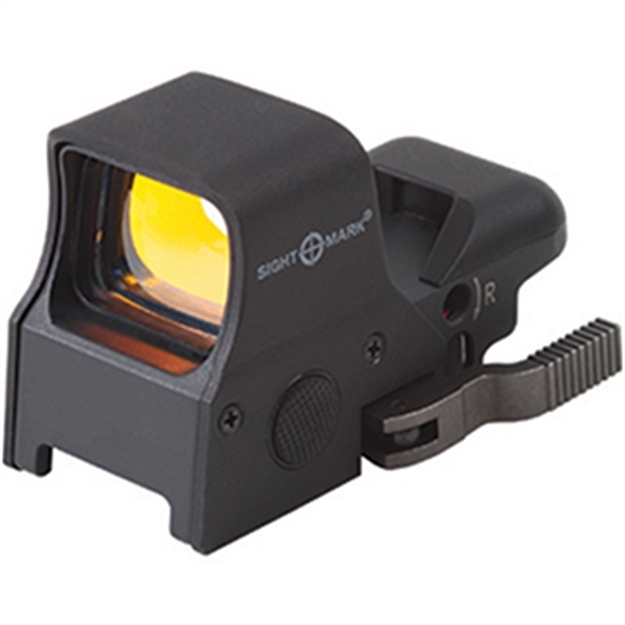 Picture of Sightmark Sm14000 Ultra Shot 1X 33X24mm Obj Unlimited Eye Relief 3 OR 5 Moa Black Matte