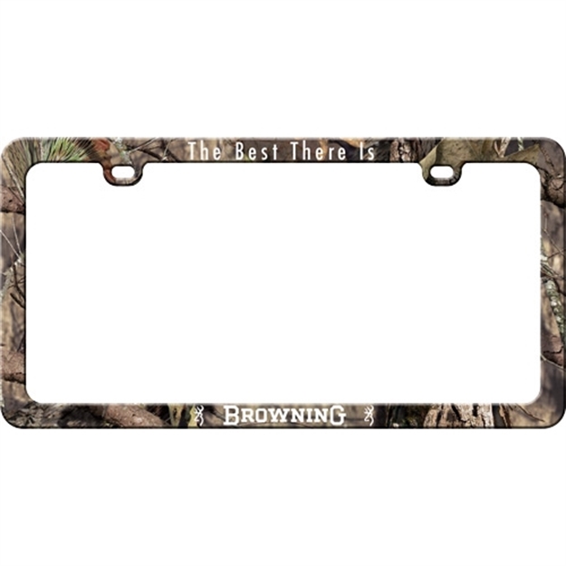 Picture of Browning License Plate Frame W/Logo And Buckmark Camoflage<