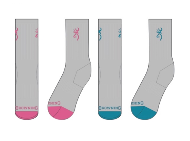 Picture of Signature Products Group Wool Girls Sock 2Pk SM Pnk/Blue