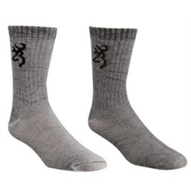 Picture of Signature Products Group Wool Men's Sock 2Pk LG Gry Mrl