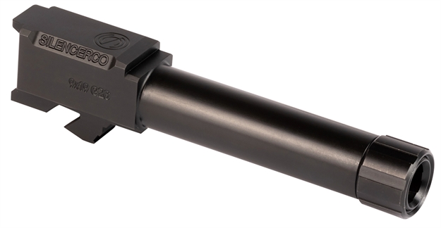 Picture of  Silencerco Ac1329 Glock  9Mm Luger 3.70" Threaded Black Nitride Stainless Steel, Fits Glock 26 Gen1-5