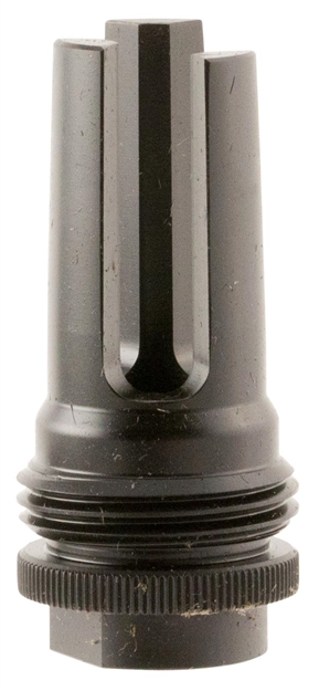 Picture of  Silencerco Ac1561 Asr Flash Hider Black Steel With 13.5X1 LH Tpi Threads For 9Mm 817272016901
