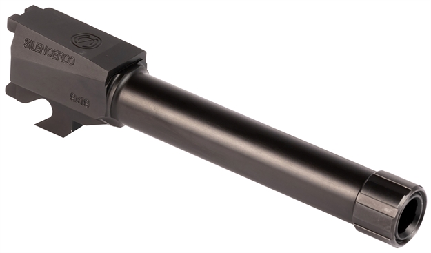 Picture of  Silencerco Ac2486 Sig  9Mm Luger 4.50" Threaded Black Nitride Stainless Steel, Fits Sig P320 Compact