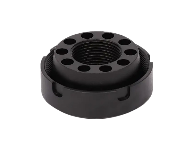 Picture of  Silencerco Ac4748 Charlie Direct Thread Mount Fits M18x1.5 Stainless Steel Oxide Black