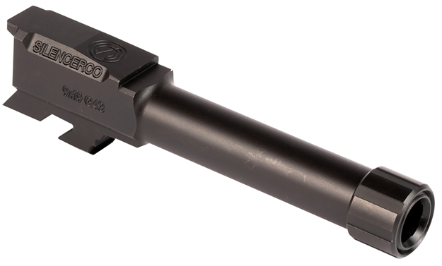 Picture of  Silencerco Ac5049 Glock  9Mm Luger 3.70" Threaded Black Nitride Stainless Steel, Fits Glock 43/43X 817272018288