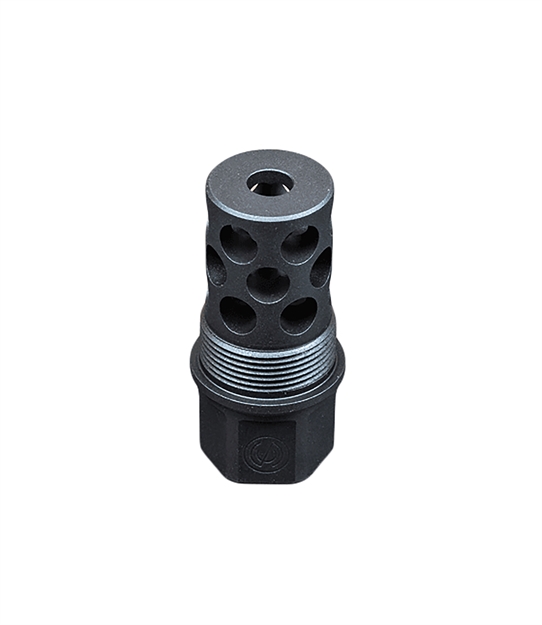 Picture of  Silencerco Ac5232 Tomd Muzzle Brake Black Matte 1/2"X28 Threads 30 Cal