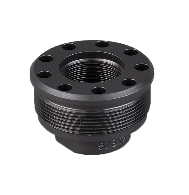 Picture of  Silencerco Ac837 Alpha Direct Thread Mount Fits M18x1 Matte Black