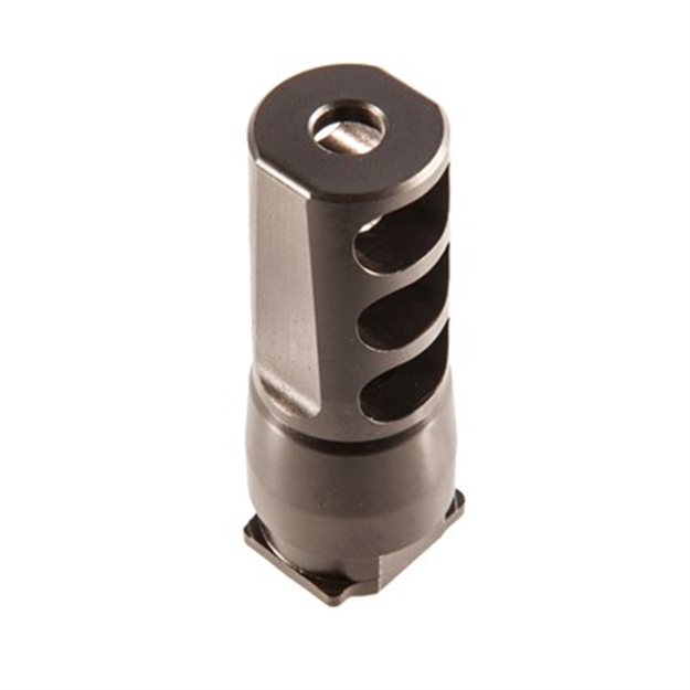 Picture of Silencerco Saker Trifecta Muzzle Brake 22 Caliber 1/2-28 SS