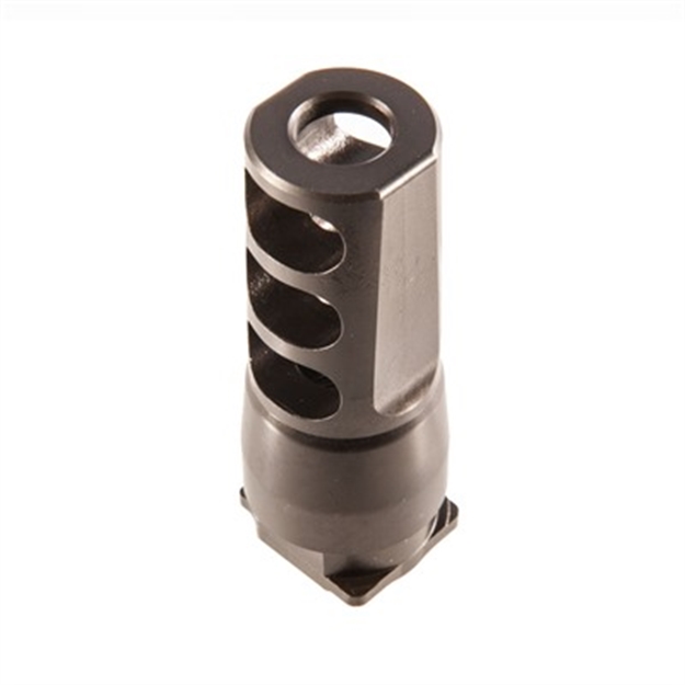 Picture of Silencerco Saker Trifecta Muzzle Brake 30 Caliber 5/8-24 SS Nitri