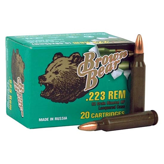 Picture of Brown Bear Bear .223 Remington 62Gr HP 20-Pack