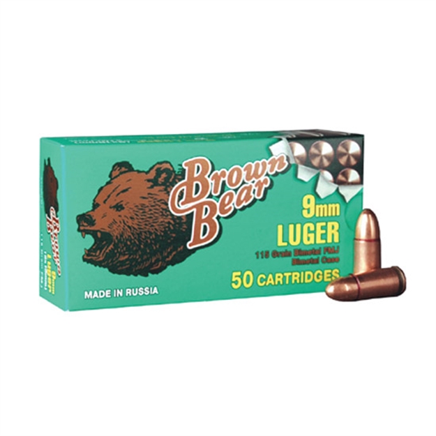 Picture of Brown Bear Bear 9Mm Luger 115Gr Fmj 50-Pack