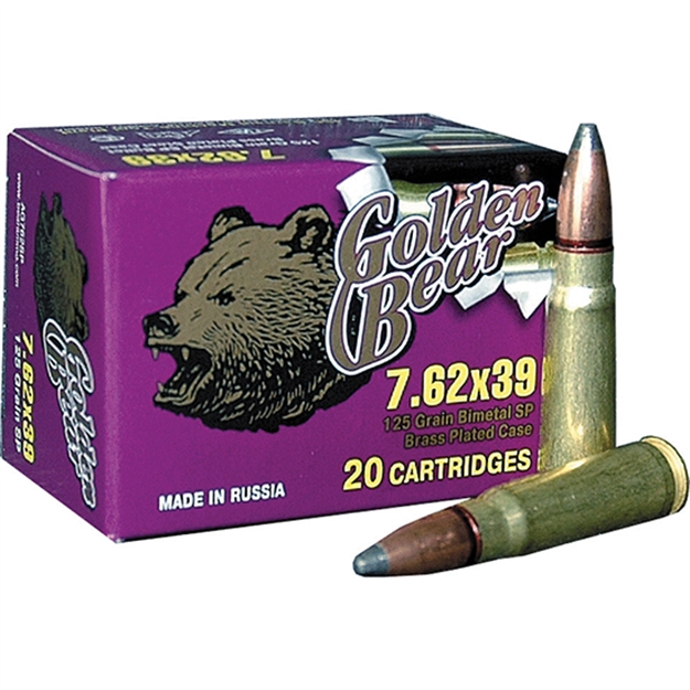 Picture of Silver Bear Golden 7.62X39 SP 125Gr 20Rd 20/25