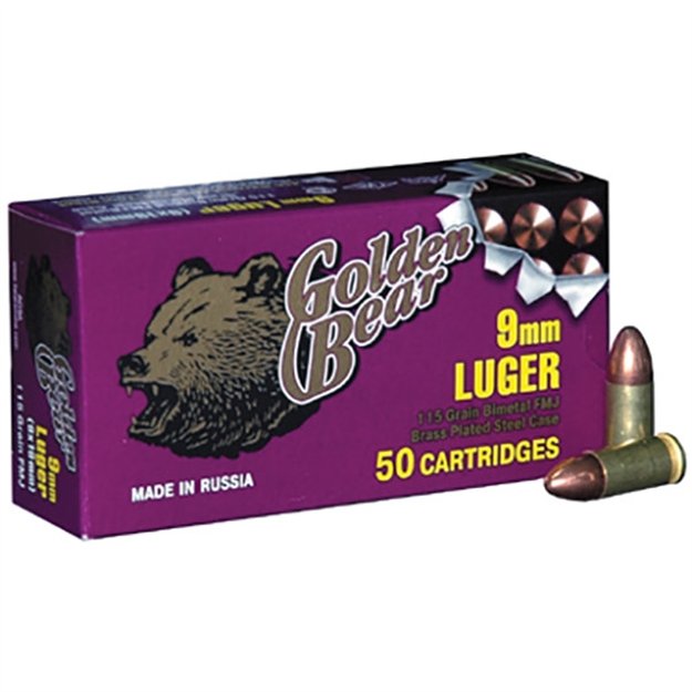 Picture of Silver Bear Golden 9Mm 115Gr Fmj