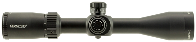 Picture of Simmons 533124 Protarget 3-12X 40Mm Obj 33 Ft-8.6 Ft@100 Yds 1" Tube Blk Truplex