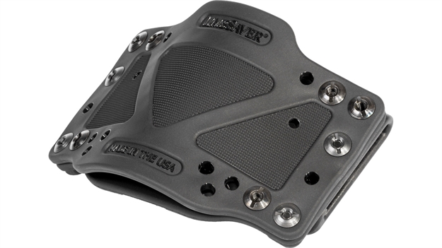 Picture of  Limbsaver 12507 Crosstech Compact Leather Iwb/Owb Black Polymer Belt Clip Ambidextrous