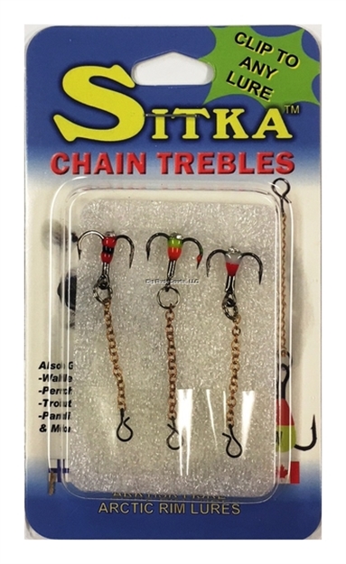 Picture of Sitka Sitka Treble Chain Hooks | 3 PK | SZ 10