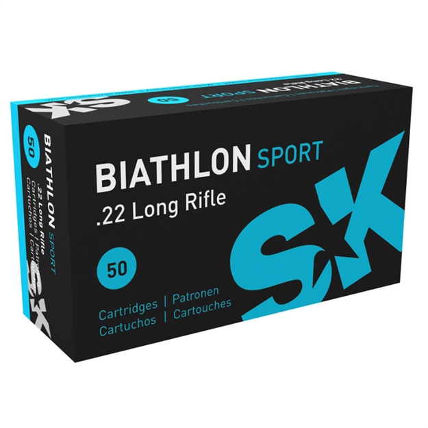 Picture of SK Biathlon Sport Ammunition 22 Long Rifle 40 Grain Lrn 50Rds