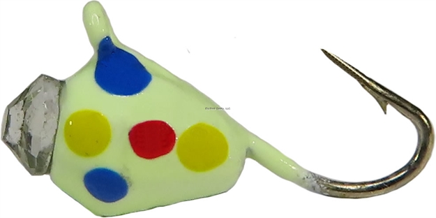 Picture of Skandia Diamond Eye Tungsten Jig Size 12 Wonder Glow