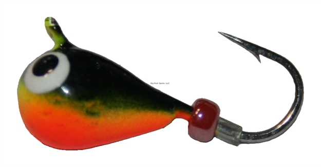 Picture of Skandia Pelkie Tungsten Jig Size 4 Black/Orange/Chartreuse