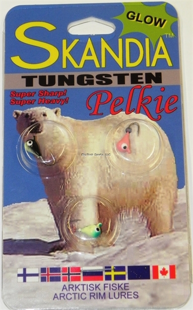 Picture of Skandia Pelkie Tungsten Size 14, Glow, 3/Pk