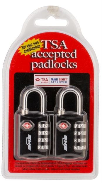 Picture of Skb  1Pdl Combination Lock 2 Pad Lock Black