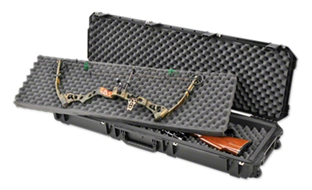 Picture of Skb Injected Molded Double Bow/Gun Case Layered Foam Holds 2Bows OR 1Bow 1Gun Blk 3I5014DB 789270991910