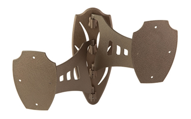 Picture of Skull Hooker Dual Shoulder Mount Brown SKH-DSM-BRN 888151030400