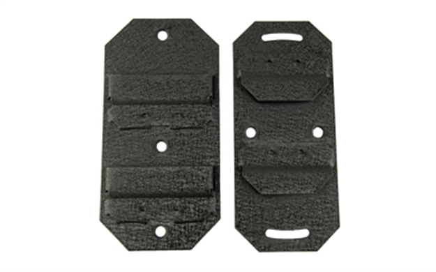 Picture of Skull Hooker Skhsfmlblk Large Shoulder Flush Mount SKH-SFML-BLK