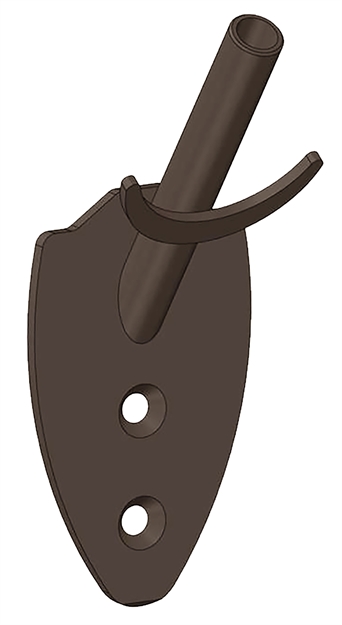 Picture of Skullhooker Skh-Fwm-Brn Flush Mount Mounting Kit Wall Mount Steel Brown Medium/Heavy Game