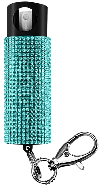 Picture of Skyline Usa Inc Psgdbotl Pepper Spray Bling-It-On 18% Oc/Uv Dye Range 16Ft 0.50Oz Teal Includes Keychain PS-GDBO-TL 850028553015