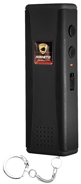 Picture of Skyline Usa Inc Sggdh2hvbk Stun Gun Hornet 2 Black Features Flashlight/Alarm Includes Keychain/Siren Alarm/Usb Charger SG-GDH2HV