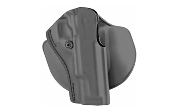Picture of Safariland #5198 Idpa Apprvd Rds Compat Open Top Owb Holster Flex-Paddle&Adjust Belt Loop Cmb Colt Gov't Stx Plain Blk RH 519853411 781607200269