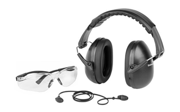 Picture of Safariland 1348650 Impulse Range Kit Ultra-Compact Earmuffs, Foam Impulse Hearing Protection, HD Flex Protective Eyewear TCI-IMPULSE-RANGE-KIT-
