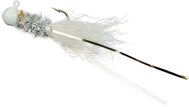 Picture of Slater's Jigs Crappie Jigs, #6 Hook, 1/32 Oz. 12/Cd, White/Silver/White