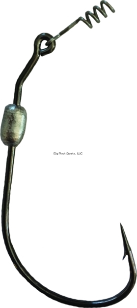 Picture of Slayer Inc. Penetrator Hook, Size 3/0, 1/16 Oz, Wide Gap, Bait Keeper, Black Nickel, 3 Per Pack