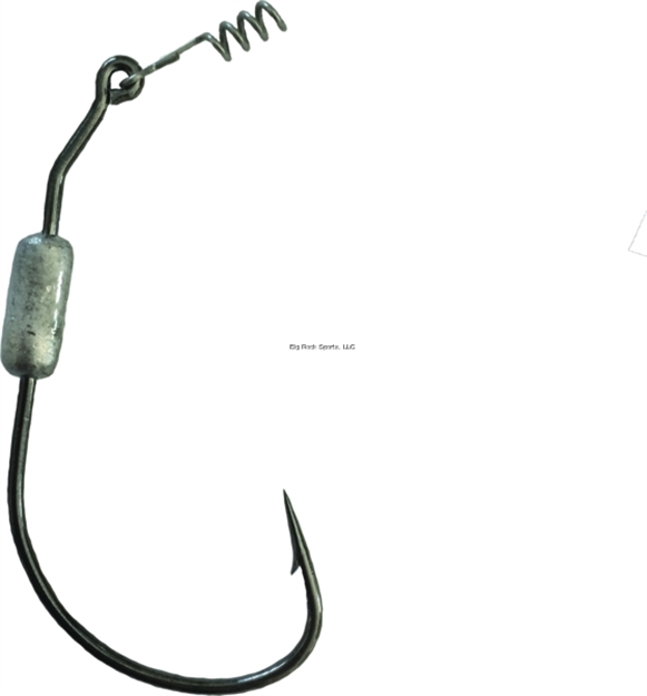 Picture of Slayer Inc. Penetrator Hook, Size 3/0, 1/8 Oz, Wide Gap, Bait Keeper, Black Nickel, 3 Per Pack
