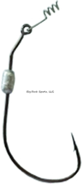 Picture of Slayer Inc. Penetrator Hook, Size 4/0, 1/16 Oz, Wide Gap, Bait Keeper, Black Nickel, 3 Per Pack