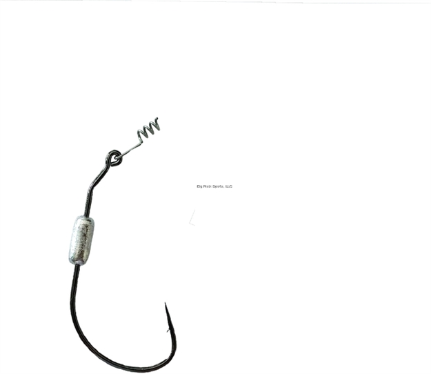 Picture of Slayer Inc. Penetrator Hook, Size 4/0, 1/8 Oz, Wide Gap, Bait Keeper, Black Nickel, 3 Per Pack