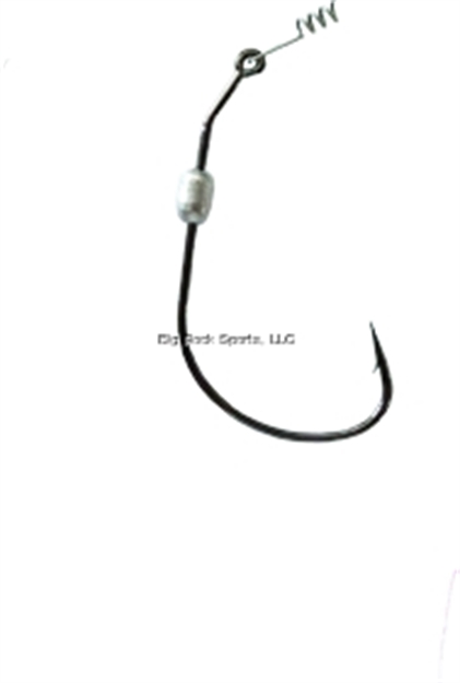 Picture of Slayer Inc. Penetrator Hook, Size 5/0, 1/16 Oz, Wide Gap, Bait Keeper, Black Nickel, 3 Per Pack