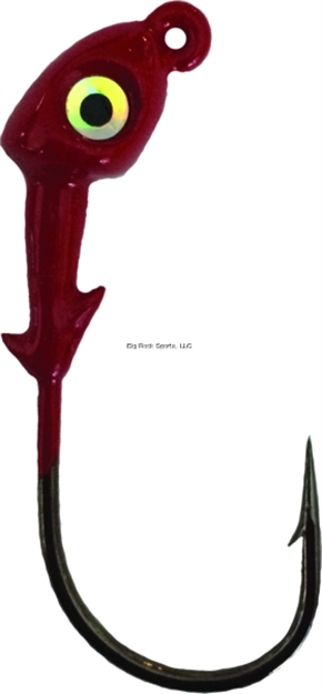 Picture of Slayer Inc. Predator Xxx Jighead, 1/4 Oz, 3/0 Hook, Red, 3/Pack