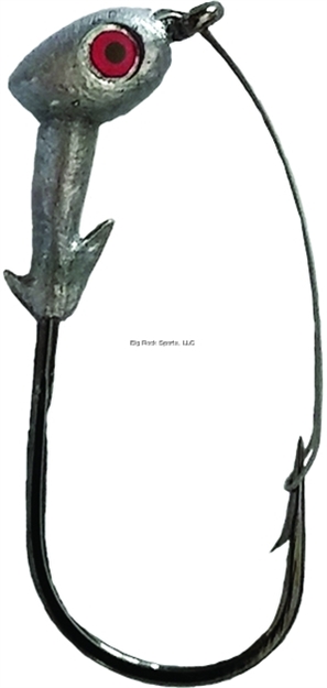 Picture of Slayer Inc. Predator Xxx Jighead, 1/8 Oz, 3/0 Hook, Unpainted, 2/Pack