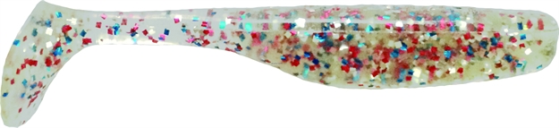 Picture of Slayer Inc. Sinister Swim Tail (S.S.T.), 3 1/2", Firecracker, 10/Pack