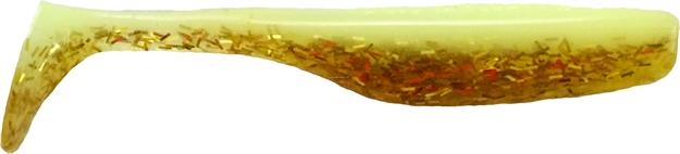 Picture of Slayer Inc. Sinister Swim Tail (S.S.T.), 3 1/2", Gold Digger, 10/Pack