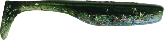 Picture of Slayer Inc. Sinister Swim Tail (S.S.T.), 3 1/2", Silver Mullet, 10/Pack